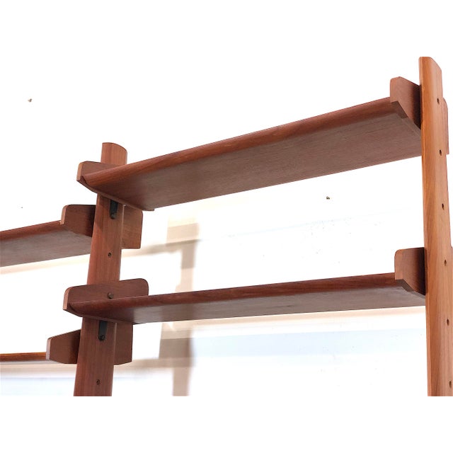 Black Vintage Three-Bay Bookcase by Vittorio Dassi, 1960s For Sale - Image 8 of 18