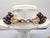 Mid-Century Modern Vintage 1960s Signed Boucher Multi-Strand Beaded Faux-Amethyst Necklace For Sale - Image 3 of 8