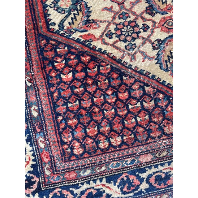 1920s Water Garden in Creamy Buttery Honey-Beige Rug 4.8 x 6.8 For Sale - Image 11 of 11