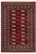 Rustic Bokhara Red/Gray Hand Knotted Wool Rug For Sale - Image 9 of 9