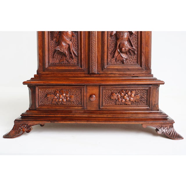 Antique Black Forest Cigar Box in Walnut, 1880 For Sale - Image 14 of 15