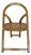 Chair with Vienna Straw Seat, 1960s For Sale