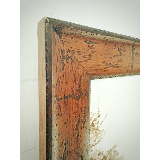 2010s Original Brown Ink on Canvas "Spalding County Centennial" by Justin Casteel, Signed 2017, 34" X 28" For Sale - Image 5 of 12