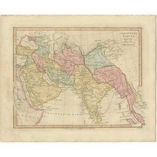 Antique Map of the Ancient Middle East and India Wilkinson Orientis Tabula, 1807 For Sale