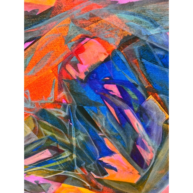 Acrylic on Canvas Abstract Painting, Circa 2014 For Sale - Image 12 of 12