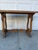 Vintage French Louis XV Style Carved Wood Console Table With Marble Top For Sale - Image 12 of 12