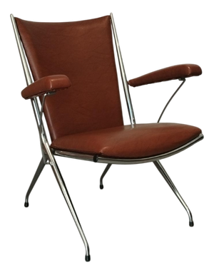 Folding Chair with System by André Monpoix