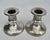 Vintage Victorian Era Heritage Sterling Co. Silver Plate Greek Key Repousse' Candle Holders -Pair For Sale - Image 10 of 12