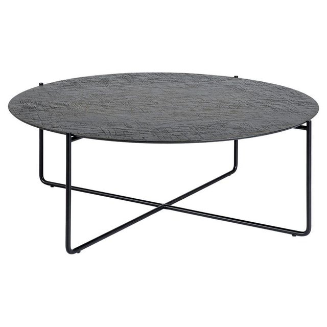 Black Crocodile Bronze Isola 800 Coffee Table by Disain1971 For Sale - Image 8 of 8