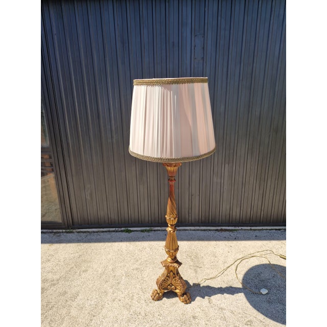 Mid-Century Modern Vintage Louis XVI Floor Lamp, 1960s For Sale - Image 3 of 8