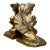 Vintage Brass Pinecone Bookends For Sale