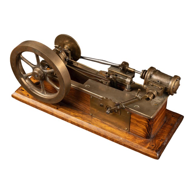 Vintage Brass Steam Engine Valve Gear Demonstration Model For Sale