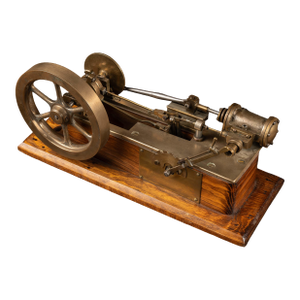 Vintage Brass Steam Engine Valve Gear Demonstration Model