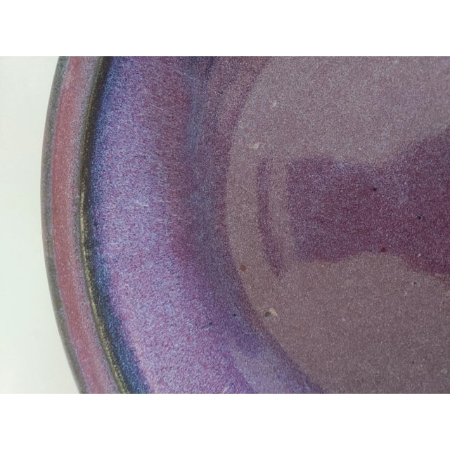 Mid-Century David Morris Berry Glazed Pottery Bowl For Sale - Image 4 of 9