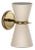 Regina Andrew Gable Sconce, Antique Natural Brass with Oyster Shade For Sale