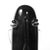 Mid-Century Modern Mid-Century Hand-Blown Murano Black Glass Head Sculpture Signed Sergio Rossi For Sale - Image 3 of 13