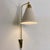 Adjustable Brass and Off-White Metal Wall Light, Sweden, 1950s For Sale - Image 3 of 17