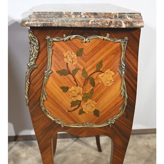 Mid-Century Louis XV Style Bedside Tables, Set of 2 For Sale - Image 17 of 18