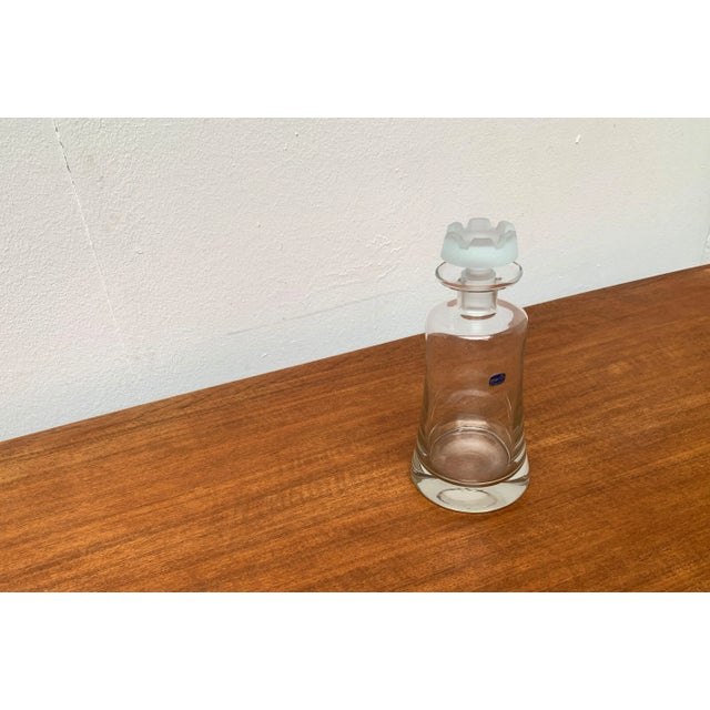 Vintage Glass Bottle from Bohemia Crystal, 1970s For Sale - Image 8 of 17