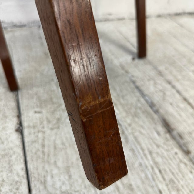 Blue Leather Dunbar Chair For Sale - Image 9 of 11