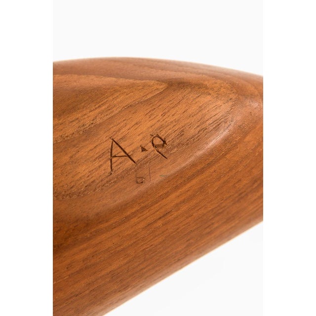 1960s Sculptural Teak Bowl, 1961 For Sale - Image 5 of 6