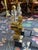 1930's Art Deco Brass and Stacked Lucite Ball Andirons Pair For Sale In Raleigh - Image 6 of 6