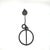 Rustic Hand-Forged Wrought Iron Towel Ring (Botanical Leaf Motif) Statement Bathroom Hardware For Sale - Image 3 of 6