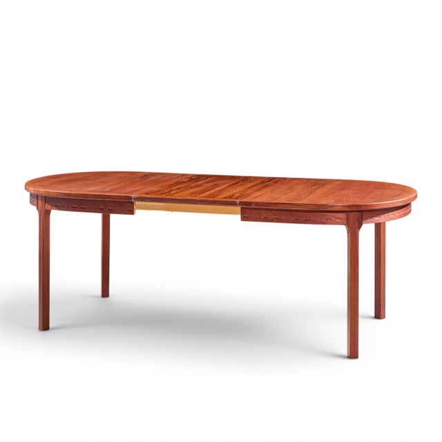 Nils Jonsson for Troeds Mid Century Swedish Teak Expanding Dining Table With 2 Leaves For Sale - Image 11 of 13