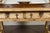 Cream Spanish Baroque Style Bleached Walnut Trestle Base Farm Table, circa 1820 For Sale - Image 8 of 12