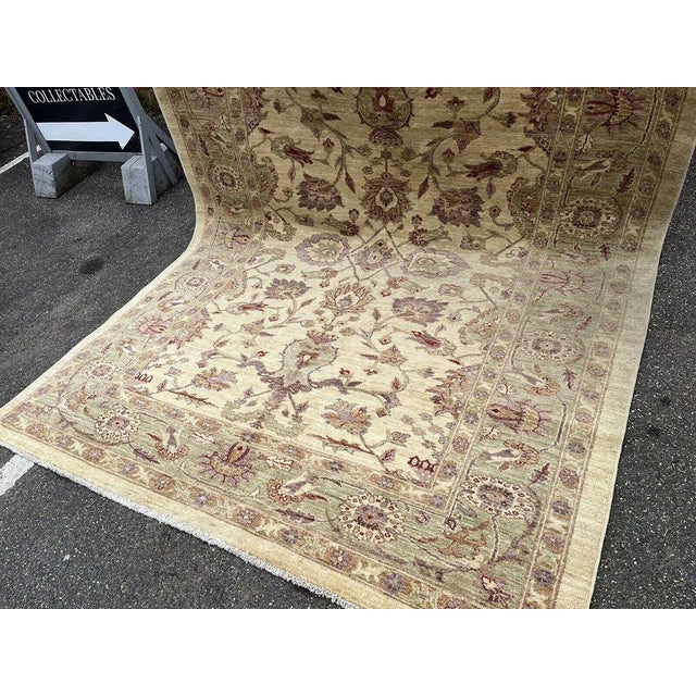 Country House Rug with Floral Pattern For Sale - Image 4 of 15