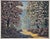 1950s 1950s Impasto Fine Art Oil Painting, 'Forest Path' by Leonard Rodowicz For Sale - Image 5 of 12