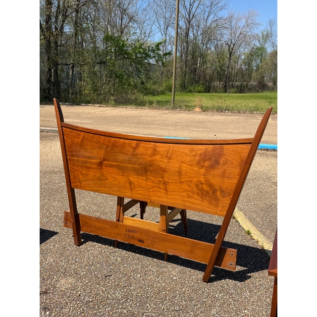 Mid-Century Modern George Nakashima for Widdicomb – 1959 Origins Collection Headboard For Sale - Image 3 of 4