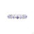 Metal 2.51 Carat Round Brilliant Cut Diamond Tanzanite Gold Bracelet For Sale - Image 7 of 9