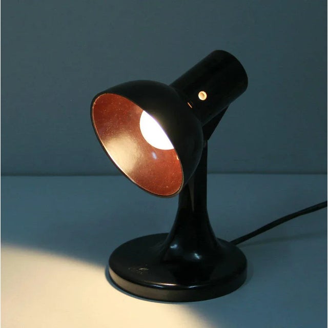 Industrial Art Deco Bakelite Table Lamp from PGH For Sale - Image 3 of 9