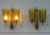 Metal Large Brass Sconces, 1950s, Set of 2 For Sale - Image 7 of 18