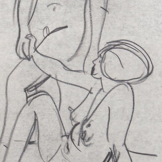 'Two Nudes' by Victor Di Gesu, Paris, Louvre, Salon D'Automne, Academie Chaumière, Los Angeles County Museum of Art, San Francisco Art Assocation For Sale In Monterey, CA - Image 6 of 9