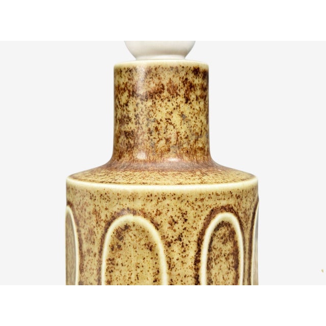 1960s 1960s Desiree Stentöj, Table Lamp, Brown Stoneware For Sale - Image 5 of 9