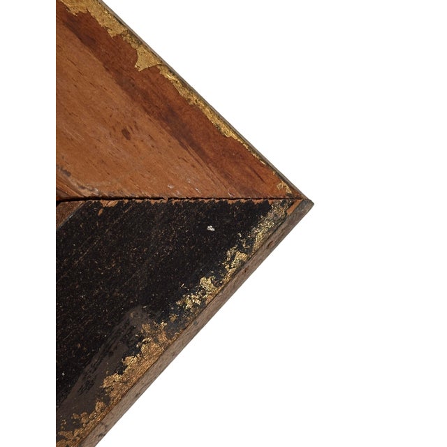 Original Hand-Painted Leopard Painting in a Gilded Frame For Sale - Image 9 of 9