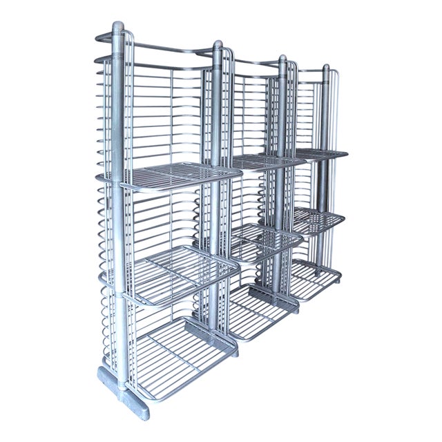 Very Large French Art Deco Storage Shelves For Sale