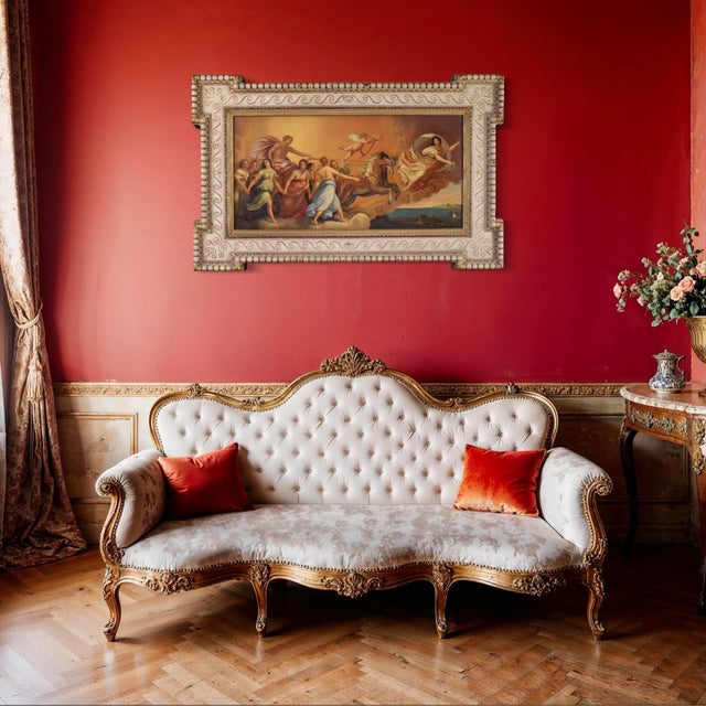 The Chariot of Dawn After Guido Reni, 1840, Oil on Canvas, Framed For Sale - Image 15 of 16