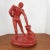 Bold and dramatic, this vintage Royal Haeger matador figurine features a stunning red crackle lava glaze finish that...