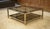 Hollywood Regency Coffee Table in Smoked Glass with Mirrored Frame, 1970s For Sale - Image 3 of 10