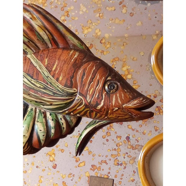 Mirror Sculpture with Fish by Mauro Pieroni, 1970s For Sale - Image 4 of 13