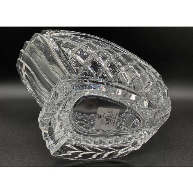 1990s 1990s Art Deco Marquis by Waterford Crystal Holiday Sleigh For Sale - Image 5 of 10