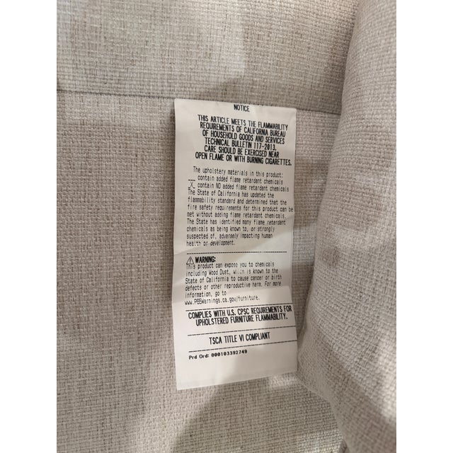 Cream Pair of Highland House Furniture Morehead Arm Chairs For Sale - Image 8 of 8