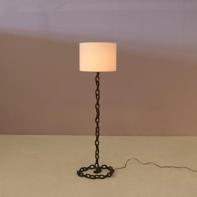 Brutalist Chain Floor Lamp in the style of Franz West, Netherlands, 1970s For Sale - Image 10 of 10