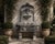 Contemporary Aged Cast Stone Lions Head Wall Spitting Garden Fountain For Sale - Image 3 of 14