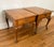 French Country Late 20th Century Broyhill Oak Queen Anne Side Tables For Sale - Image 3 of 16