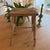 A fantastic 19th century English wood stool with turned legs. The weathered finish and patina makes this especially...