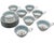 English Set of Wedgwood Florentine Turquoise Porcelain Dinnerware 68 Pc For Sale - Image 3 of 10